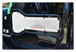 Steinjager - Steinjager Mesh Tube Door Covers Front-White for Wrangler JK J0041367 - Image 1