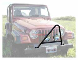 Steinjager - Steinjager Front Bumper Bolt-On Stinger Bar Black for Wrangler TJ J0029544 - Image 1
