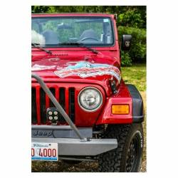 Steinjager - Steinjager Front Bumper Bolt-On Stinger Bar Black for Wrangler TJ J0029544 - Image 2