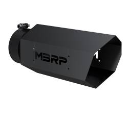MBRP Exhaust - MBRP Exhaust T5167BLK Black Series Universal 5" Hexagon Shaped Tip - Image 1