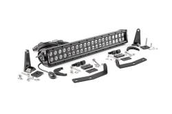 Rough Country Bumper Mount 20" LED Light Bar Kit for 16-24 Nissan Titan XD 70645
