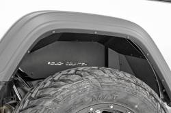 Rough Country Suspension Systems - Rough Country 10498A Black Rear Inner Fender Liners for 18-25 Jeep Wrangler JL - Image 3