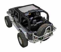 SpiderWebShade Mesh Bikini Top Grey for Jeep JK 2DR JKINI-2D-GREY