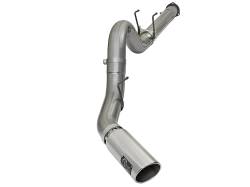aFe Power Large Bore-HD 5" Filter-Back Stainless Steel Exhaust Kit 49-43090-P