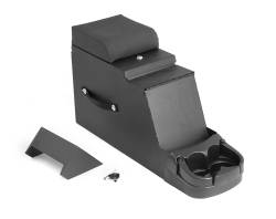 Rugged Ridge 13104.01 Stereo Security Console Black for Jeep CJ & Wrangler