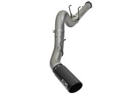 aFe Power Large Bore-HD 5" Filter-Back Stainless Steel Exhaust Kit 49-43090-B