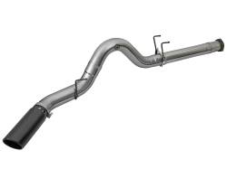 aFe Power - aFe Power Large Bore-HD 5" Filter-Back Stainless Steel Exhaust Kit 49-43090-B - Image 2
