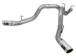 aFe 49-44086-P Large Bore-HD 4" Filter-Back Stainless Steel Exhaust 6.6 Duramax