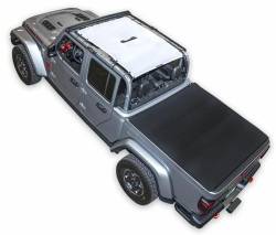 SpiderWebShade Mesh Bikini Top-White for Gladiator SWS-SHDTOP-01-JT4D-WHT