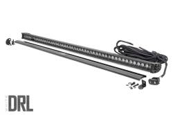 Rough Country Black Series 50" Single Row DRL LED Light Bar EACH 70750BLDRL