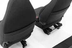 Rough Country Suspension Systems - Rough Country Front/Rear Seat Covers Black for 97-02 Jeep TJ 91000 - Image 2