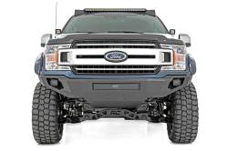 Rough Country Suspension Systems - Rough Country 10756A Front High Clearance Black Bumper for 18-20 Ford F150 - Image 4