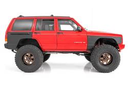 Rough Country Suspension Systems - Rough Country 10581 Complete Body Panel Armor Kit Black for 97-01 Cherokee XJ - Image 3
