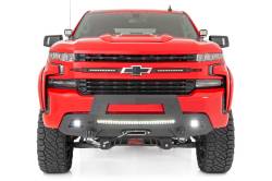 Rough Country Suspension Systems - Rough Country 10805 Front Hidden Winch Bumper Black for 19-22 Silverado 1500 - Image 5