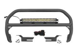 Rough Country 51048 Black Front Bumper Nudge Bar w/LED for 21-25 Ford Bronco