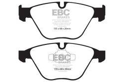 EBC Brakes - EBC Brakes DP31512C Redstuff Ceramic Low Dust Brake Pads - Image 1