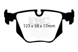 EBC Brakes - EBC Brakes DP31118C Redstuff Ceramic Low Dust Brake Pads - Image 1