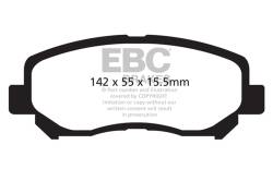 EBC Brakes - EBC Brakes DP32134C Redstuff Ceramic Low Dust Brake Pads for 13-18 CX-5 - Image 1