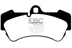 EBC Brakes - EBC Brakes DP31521C Redstuff Ceramic Low Dust Brake Pads for Cayenne Touareg - Image 1