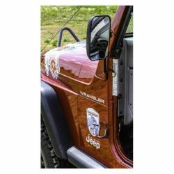 Steinjager - Steinjager J0029733 Black Magnetic Side Mirror Kit for Jeep Wrangler TJ - Image 3