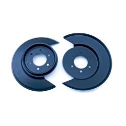 Rugged Ridge - Rugged Ridge 11212.01 Disc Brake Dust Shield Black for Jeep CJ - Image 1