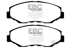 EBC Brakes - EBC Brakes DP61655 6000 Series Greenstuff Truck/SUV Brakes Disc Pads - Image 1