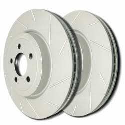 SP Performance T28-230 Slotted Brake Rotors ZRC Coating L/R Pr Rear