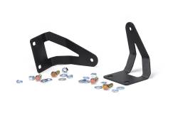 Rough Country Suspension Systems - Rough Country 20" LED Light Bar Bumper Mounts 11-14 Silverado/Sierra 70522 - Image 2