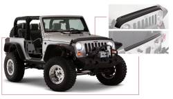 Bushwacker Trail Armor Hood/Tailgate Protector Set Black for Jeep JK 14013