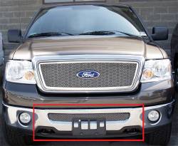 APS - APS Wire Mesh Bumper Grille-Polish 06-08 Ford F150 GR06GEC52Z - Image 1