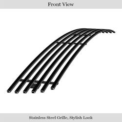 APS - APS Stainless Billet Bumper Grille Black 07-13 GMC Sierra 1500/HD GR07FFD95J - Image 2