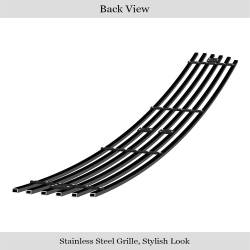 APS - APS Stainless Billet Bumper Grille Black 07-13 GMC Sierra 1500/HD GR07FFD95J - Image 3