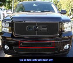APS - APS Wire Mesh Bumper Grille-Polish 07-13 GMC Sierra 1500/HD GR07GFE70Z - Image 1