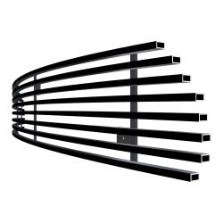 APS - APS GR16FEH07J Stainless Billet Bumper Grille Black for 04-06 Pontiac GTO - Image 2