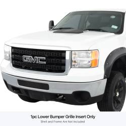 APS - APS Stainless Billet Bumper Grille Black 11-14 GMC Sierra 2500/3500 GR07FFH35J - Image 1