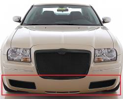 APS - APS Wire Mesh Bumper Grille Black for 05-10 Chrysler 300 GR18GFF36H - Image 1