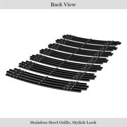 APS - APS Stainless Billet Grille Black for 07-18 Jeep Wrangler JK GR10FFE39J - Image 3