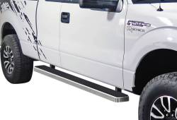 APS - APS IStep 5" Running Boards-Brushed 09-14 Ford F150 Extended IB06EAG6A - Image 1