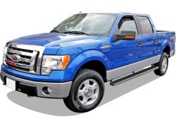 APS - APS IStep 5" Running Boards-Brushed 09-14 Ford F150 Crew IB06EAG7A - Image 2