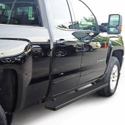 APS - APS IStep 5" Running Boards Black 07-18 Silverado/Sierra Double IB03EAI5B - Image 1