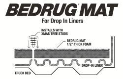 BedRug - Bed Rug Classic Carpeted Truck Bed Mat w/Drop-In Bed Liner BMN04CCD - Image 2