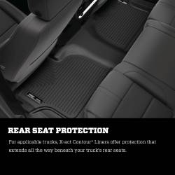Husky Liners - Husky Liner X-act Contour 2nd Row Floor Liners Black for Toyota Tundra 53821 - Image 3