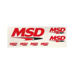 MSD - MSD Ignition 9303 Advertising Logo Multi-Size Decal Sheet 7Pc - Image 1