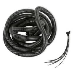 Mr Gasket - Mr Gasket 4505 Flex Wire Cover & Tie Kit 3/8" x 12' Black - Image 2