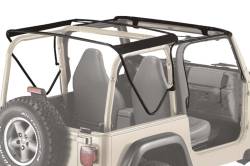 Bestop - Bestop 55002-01 Factory Style Soft Top Hardware Kit Black for 97-06 Wrangler TJ - Image 2