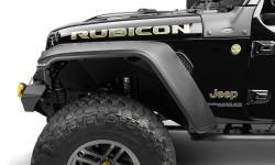 Bushwacker - Bushwacker Hyperform Flat Style Fender Flares Black for Jeep JL 11950-07 - Image 5