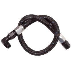 Edelbrock 81233 Black Braided Stainless Steel Fuel Hose Kit