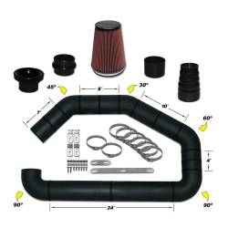 Airaid 101-400 UBI "U-Build-It" Universal Cold Air Intake Kit 4.0" w/Filter