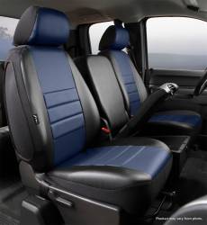 FIA - FIA SL67-30 BLUE LeatherLite Custom Seat Cover for 11-14 F150 - Image 1