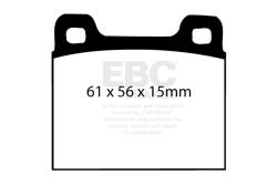 EBC Brakes - EBC Brakes DP4104R Yellowstuff Street & Track Brake Pads - Image 1